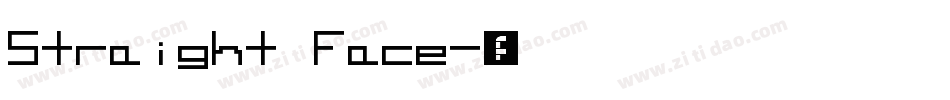 Straight Face字体转换